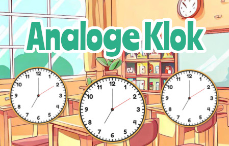 Klokkijken spelletjes – Analoge klok